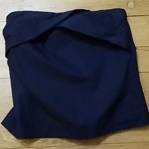 J.crew strapless top blue